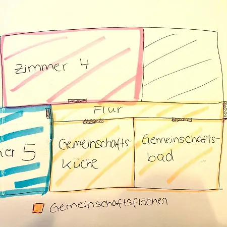 Daire Gemuetliches Wg-zimmer 4, Zentral In *